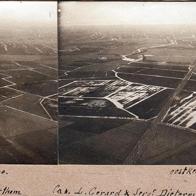 Vue d'Oostkerke, février 1915.