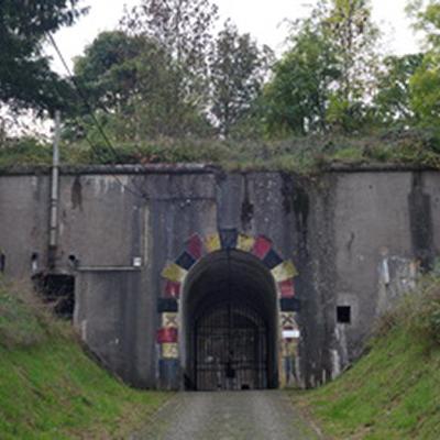 Vue actuelle sur l’entrée du Fort d’Embourg