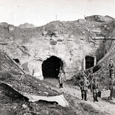 German troops at the Fort of Loncin