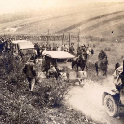 Unterwegs nach Svistelniki, 1916