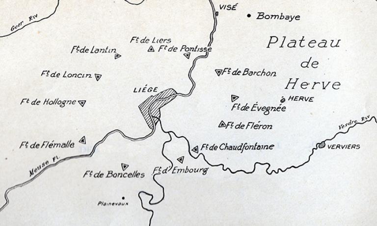 Les forts de la Position Fortifiée de Liège