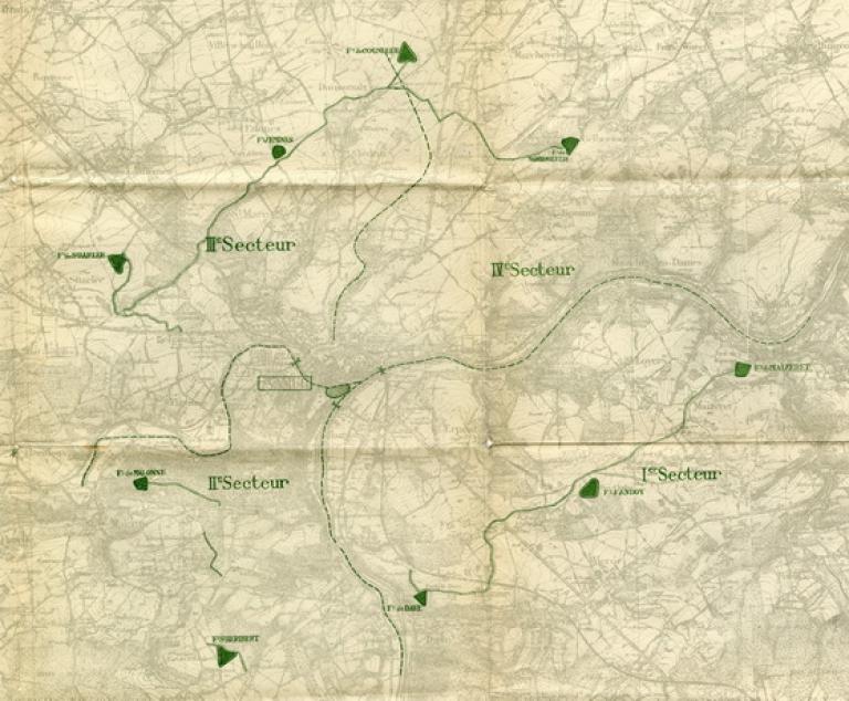 Les forts de la Position Fortifiée de Namur